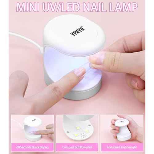 Acrylic Nail Kit with Drill and UV Light, Nail Kit for Beginner with Everything, 24 Glitter Acrylic Powder Monomer Liquid Set with Drill for for Home Nail Salon