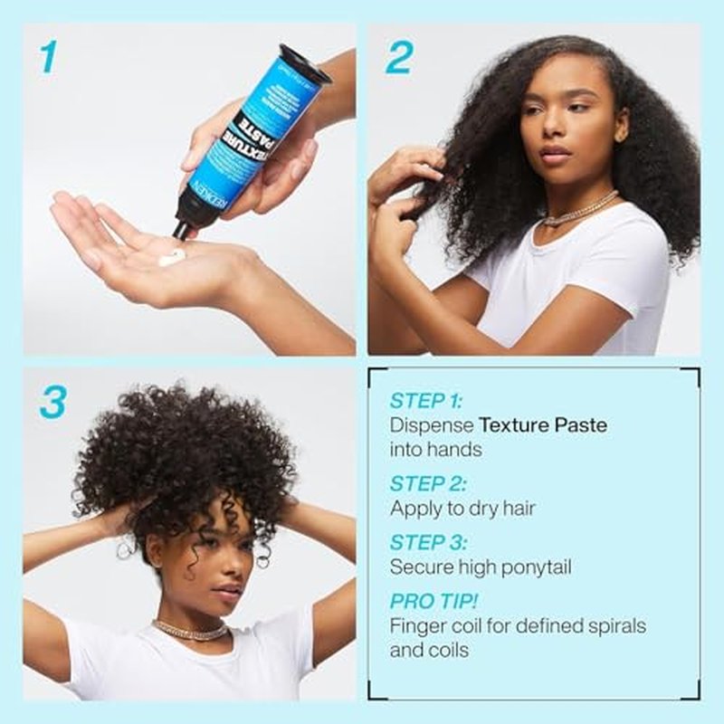 Redken Long-Lasting Styling Paste For All Hair Types - Adds Long-Lasting Texture & Definition With Flexible Control, Medium Hold