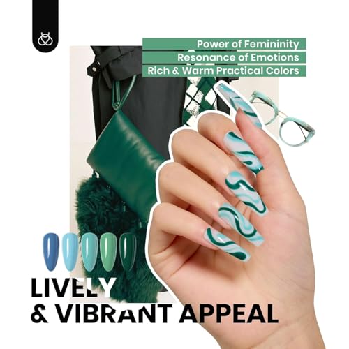 beetles Gel Polish Urban Rhythm - Fall Winter Gel Nail Polish Set Burgundy Red Nude Brown Purple 25 Colors with 3Pcs Base Top Coat Nail Art DIY Salon Manicure UV LED Soak Of Gifts for Women Girls