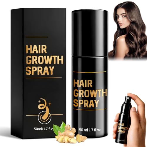 Halo Grow Hair Growth Spray, Hair Thickening Spray for Fine Hair, Volumizing & Moisturizing Treatment with Natural Ingredients, For Men & Women, 1.7 Fl Oz