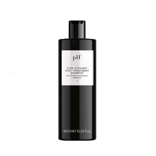 pH PURE HAIR Straight Post Treatment Shampoo-Sulfate Free Formula for Silky Smooth Hair-Gentle Acidic Shampoo-Maintain Straightened Hair Long-Lasting Softness & Shine-Frizz-Free 13.5 Oz