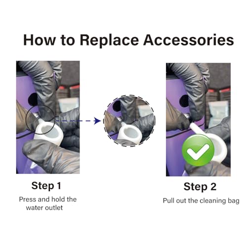 Tattoo Needle Cleaning Machine-Automatic Sensor Cleaning for Needles Tip Professional, Tattoo Equipment,Cartridge Needle Washer for Tattoo Beginners and Artists (plug in (an electronic device)