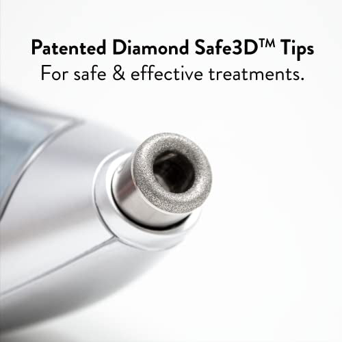 Microderm GLO Premium Diamond Microdermabrasion Tips by Microderm GLO - Medical Grade Stainless Steel Accessories, Patented Safe3D Technology, Safe for All Skin Types. (Premium)