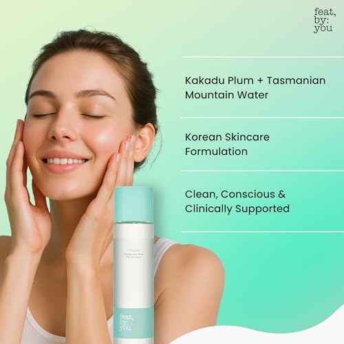 Feat By You ViTassie Pure Mountain Water First Care Toner - (5.41 FL OZ) Hydrating Toner for Face with Vitamin C & Hyaluronic Acid, Korean Skin Care Pore Minimizer Facial Toner, Vegan, Made in Korea