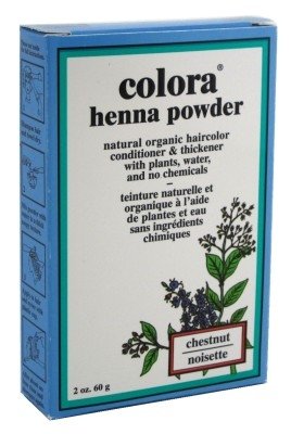 Henna Powder Hair Color - Chestnut Shade | 2oz Pack of 3 for Vibrant, Natural Coloring