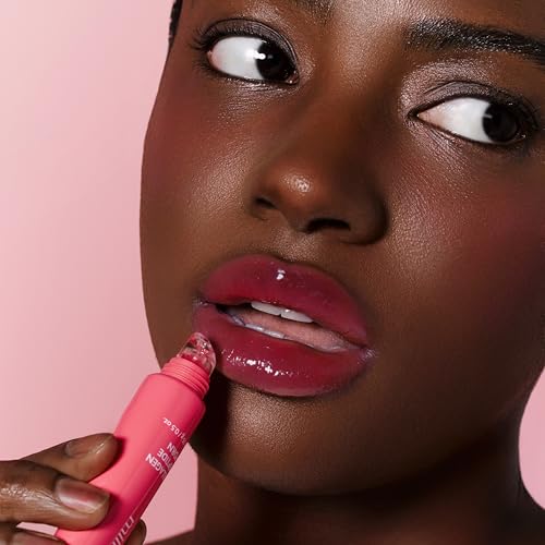 milktouch Vegan Glow Up Collagen Lip Balm?Hydrating Lip Care with Collagen, Peptide, PDRN, Cica & Shea Butter for Dry Lips Repair, Anti-Aging, Non-Sticky Moisturizer for Fuller Lips(15g) #Berry Tart