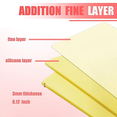 3MM Tattoo Skin Practice - SOTICA 6PCS 3MM Fake Skin 12x8" Thick Tattoo Practice Skins Soft Silicone Tattoo Fake Skin 3mm Tattoo Practice Skin for Tattooing Piel Sint?tica Para Tatuar Tattoo Supplies