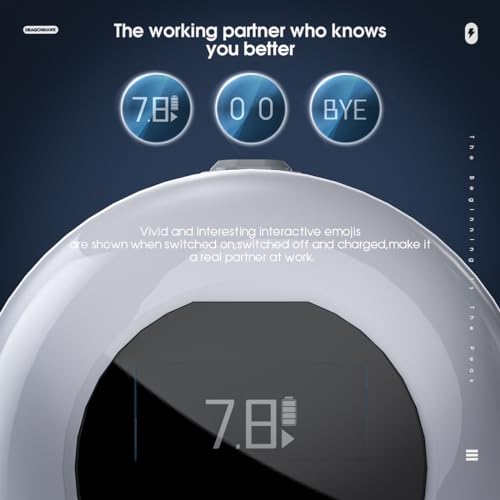 Dragonhawk B3 Tattoo Wireless Battery Power Supply, Rechargeable Cordless Tattoo Power Pack, RCA Jack 1500mAh Capacity with LED Digital Display for Tattoo Pen Gun P321