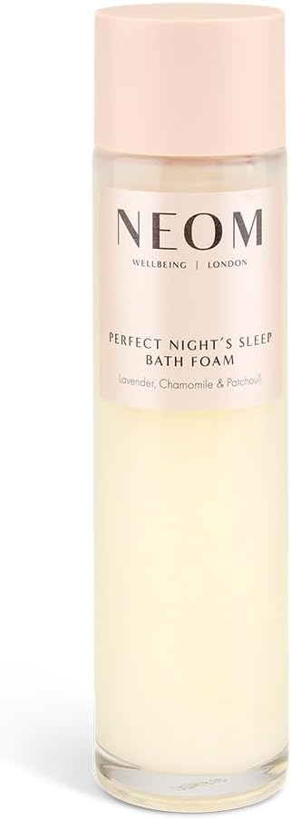 Perfect Night's Sleep Bath Foam - Lavender & Jasmine | 100% Natural Fragrance, Soothing Aloe & Almond Oil | 200ml