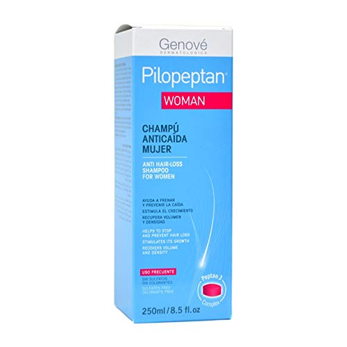 GENOV? Pilopeptan for Women 250ml - Hair Care - Daily Use - Hair Regrowth Treatment - Anti-Hair Loss Shampoo - Rich In Nutrients - Active And Natural Ingredients