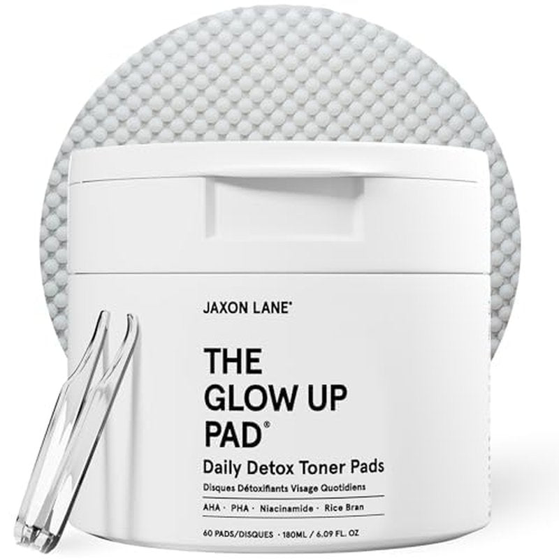 Rice Toner Pads Korean Skin Care Daily Exfoliating Pads for Face: THE GLOW UP Centella AHA PHA Niacinamide Brightening Toner for Mens Skincare, Facial Cleansing, Acne Pores, Dark Spots & Skin Radiance