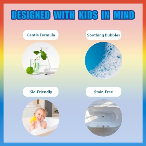 Hot Wheels 6 Piece Bath Bombs for Kids, Bubble Gum Scented, Bath Toys for Kids, Ages 3+, by Townley Girl