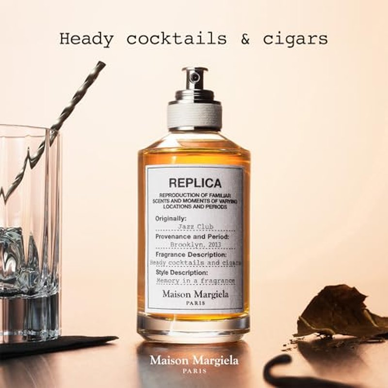 Maison Margiela - Replica - Jazz Club Eau de Toilette - Warm & Spicy Scent - With Vanilla, Rum Accord, & Tobacco