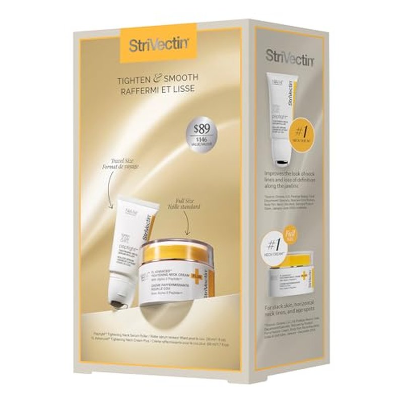 StriVectin Tighten and Lift Advanced Neck Cream PLUS with Alpha-3 Peptides for Neck and D?collet?, Smoothing Look of Wrinkles and Fine Lines, Improves Crepey Skin and Vertical Lines