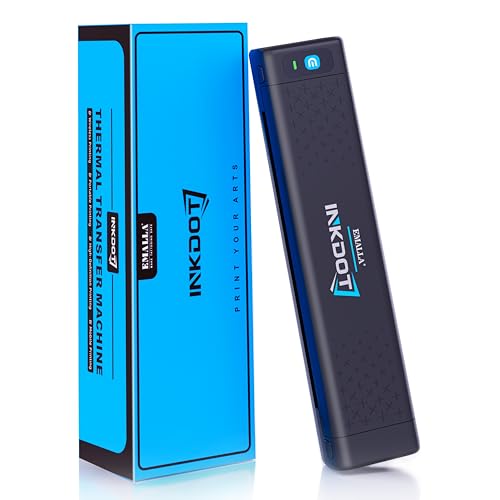 Emalla INKDOT Tattoo Stencil Printer, Bluetooth Thermal Printer Machine 203DPI High-Res Wireless Transfer Tattoo Machine Smart App Protable for Artists, iOS and Windows Tattoo Supplies