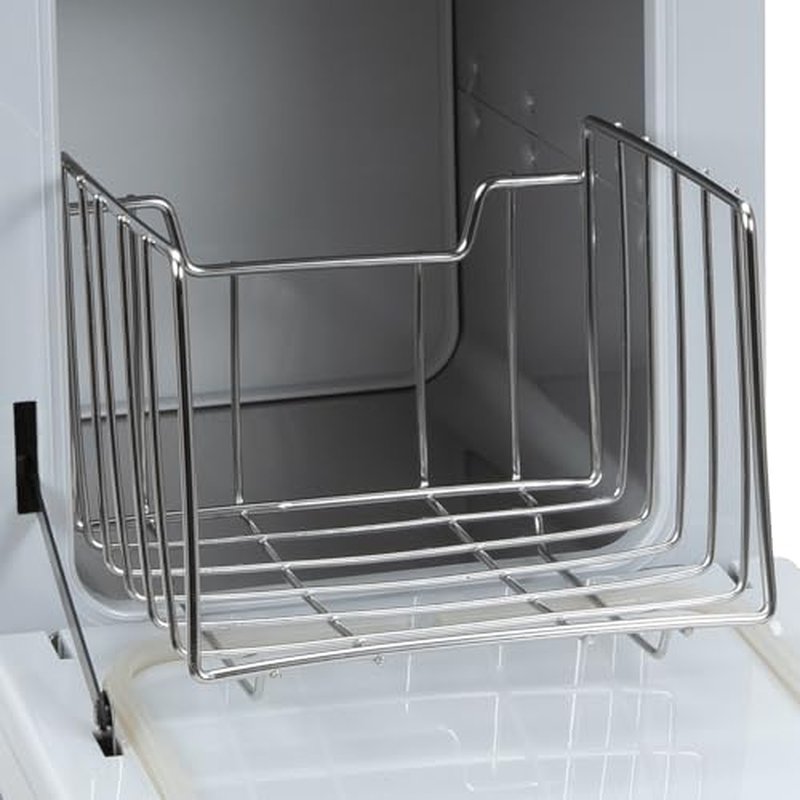 ForPro Warm & Cozy Hot Towel Warmer, Compact 5L Capacity Cabinet, Stainless Steel Rack, White