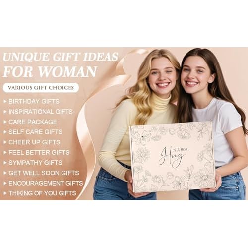 Get Well Soon Gifts Baskets for Women Self Care Gifts, Spa Care Package After Surgery Inspirational Thinking of You Sympathy Gift, Feel Better Encouragement Gift for Women Sick Friends Mom w/ Blanket