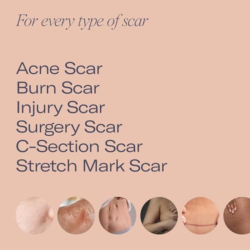 Scar Cream -Daily Vitamin E & C with Silicone, 1 oz -Effective for Old & New Scars on Face & Body, Ideal for Surgical, Burn, C-Section & Acne Scars, Vegan + Cruelty Free, Fragrance Free