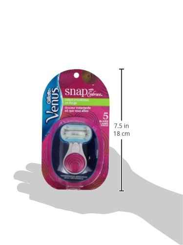 Gillette Venus Extra Smooth On The Go Razor For Women, Handle + 1 Blade Refill + 1 Travel Case, Great Addition To Your Travel Size Toiletries (Pack of 2)