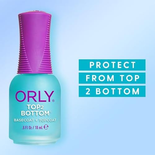 Orly Base Nail Coat, Top 2 Bottom, 0.6 Ounce