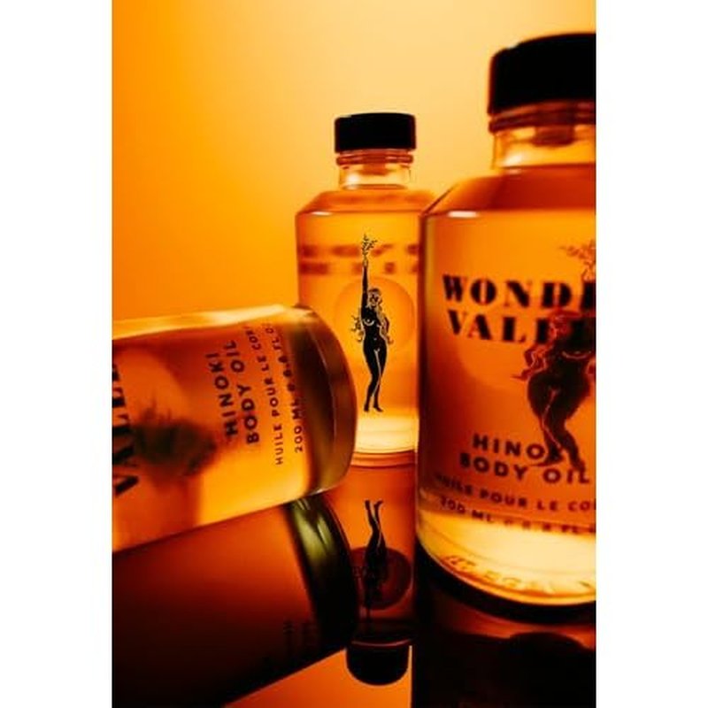 WONDER VALLEY - Hinoki Body Oil | Vegan, Cruelty-Free, All Skin Types | Soften, Hydrate, and Fortify Skin (6.8 fl oz | 200 ml)