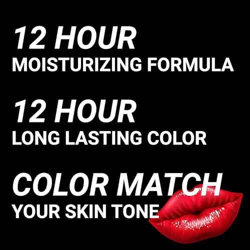 MOODmatcher original Color Changing Lipstick ? 12 Hours Long-Lasting, Moisturizing, Smudge-Proof, Easy to Apply Creamy Lipstick, Glamorous Personalized Color, Premium Quality ? Made in USA
