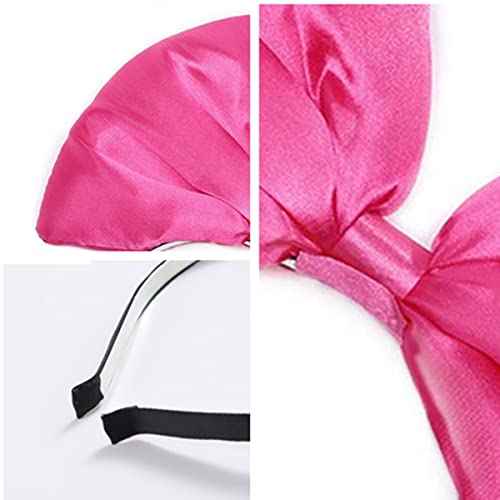Hair Bands, Pink Bowknot Hairband, Women Hair Hoop for Daily Use, Party, Cosplay, Costume Party Decoration