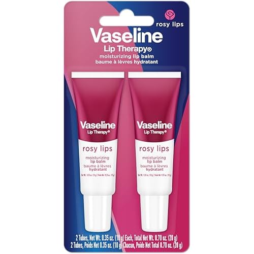 Vaseline Lip Therapy Rosy Lips Moisturizing Lip Balm - Twin Pack (2-Pack)