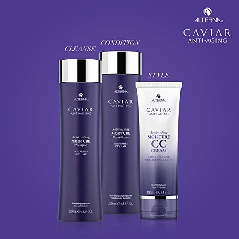 Alterna Caviar Anti-Aging Replenishing Moisture Shampoo/Conditioner, 8.5 fl. oz.