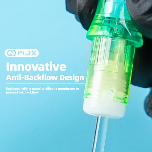 Wjx Ultimate Tattoo Cartridge Needles 50Pcs Mixed Size 0403RL 0803RL 1003RL 1005RL 1203RL 1205RL 1207RS 1207RM 1209RM 1211RM Assorted Disposable Tattoo Needles Fits Different Tattoo Guns