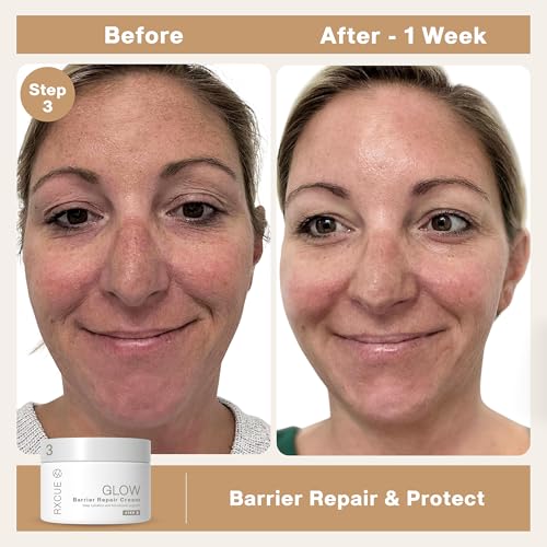 Simplified 3-Step K-Beauty Kit, Travel Size Korean Skincare Set, Rxcue Glow Patented 10-in-3 System for Glass Skin, TSA Approved, Korean Skin Care Travel Set, Skincare Kits & Gift Set, 1.01 fl oz ea