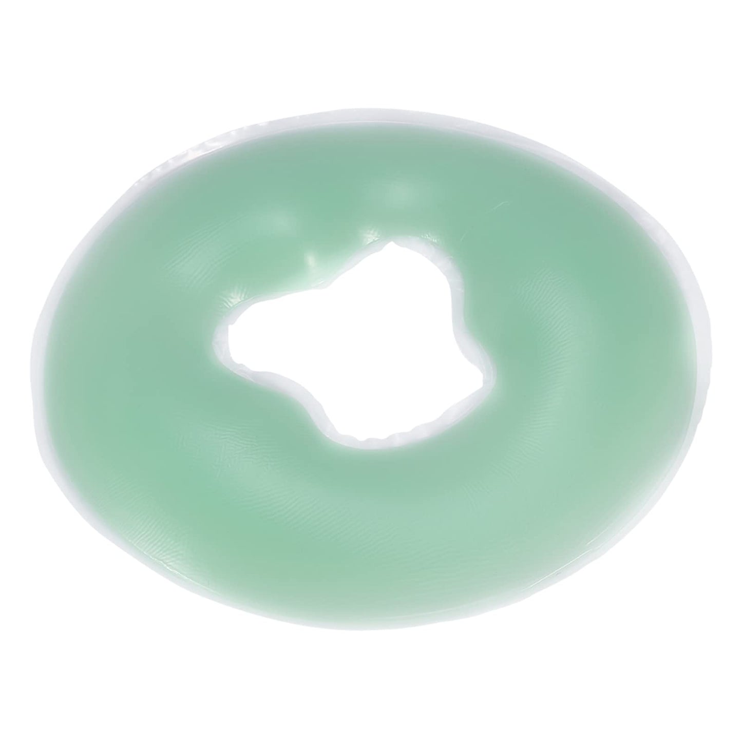 Silicone Face Pillow, Spa Reusable Face Rest Massage Overlay Relax Cushion Skin Care for SPA Beauty Salon Head Support(Light Green)