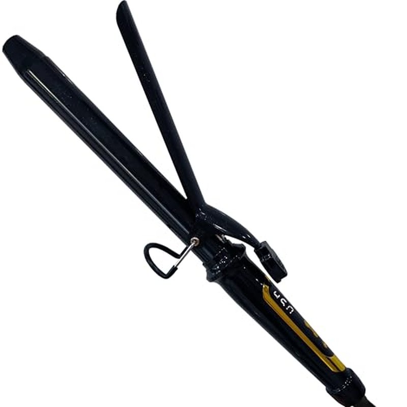 abp 1 Inch Curling Iron Extra Long Barrel with Ceramic Coating for Long/Medium Hair,LED Display Instant Heat up to 450¡ÆF with clamp,Hair Waving Style Tool Girls & Women