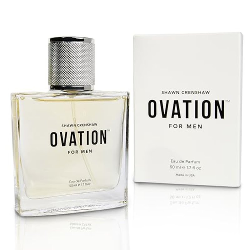 Ovation for Men by Shawn Crenshaw Alluring, Attention Grabbing Signature Fragrance Eau de Parfum 50ml (1.7 fl. oz.)