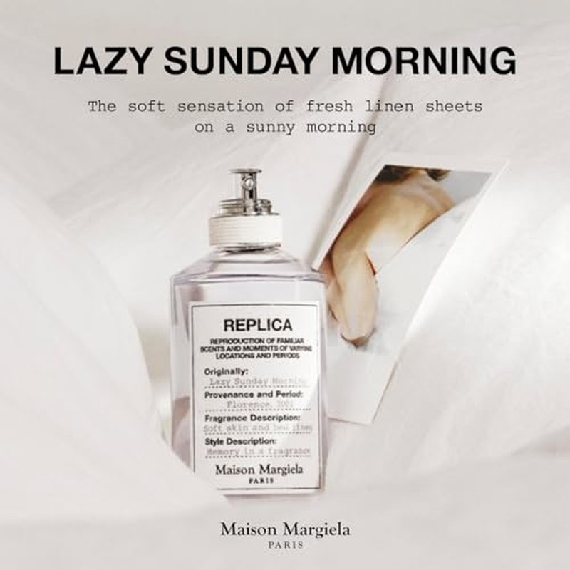Maison Margiela - Replica - Lazy Sunday Morning Eau de Toilette - Fresh & Floral Fragrance - With Lily of the Valley, Iris Accord & White Musks Accord