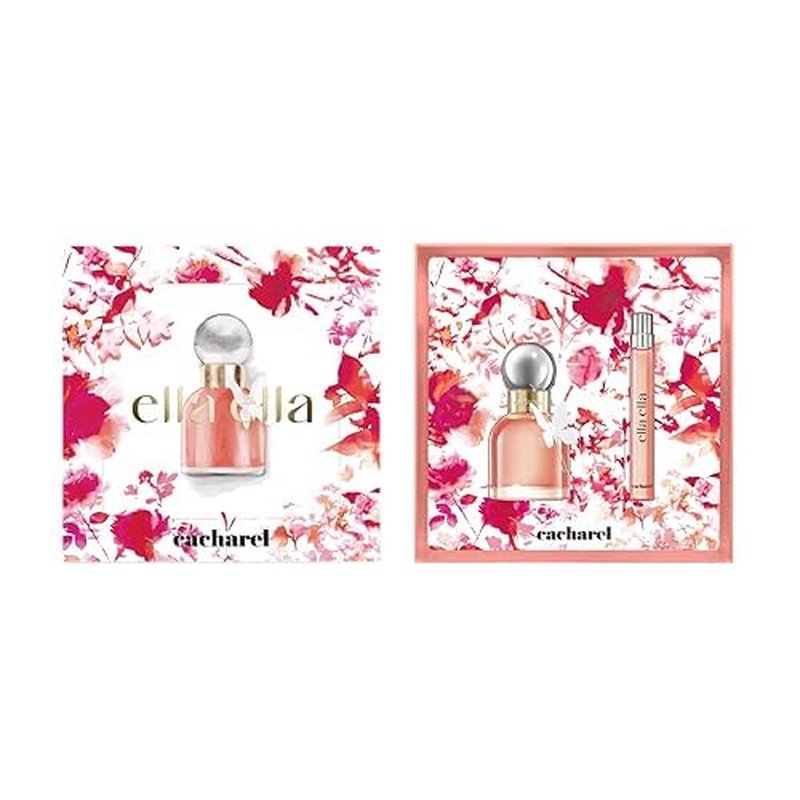 Cacharel Ella Ella - Vanilla Perfume for Women - Floral Chypre - Notes of Coconut Accord, Bourbon Vanilla, Bergamot Essence - Long Lasting Fragrance