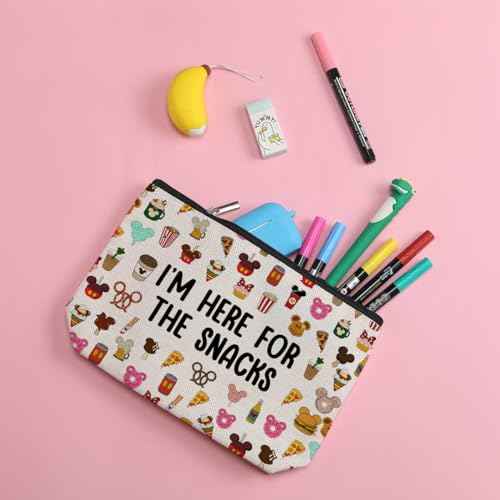 Cartoon Mouse Makeup Bag Cosmetic Bag Zipper Pouch Funny Cute Mouse Themed Gifts Animal Lover Gifts Friendship International Nurses Day Birthday Gift for Women Girl Sister Friend Bestie