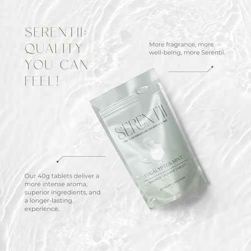 Shower Steamers Aromatherapy 12 Tablets ? Eucalyptus Mint, Relaxation & Stress Relief, Self Care Gift, Spa Essentials, Birthday Gifts for Women & Men, Travel Must-Have