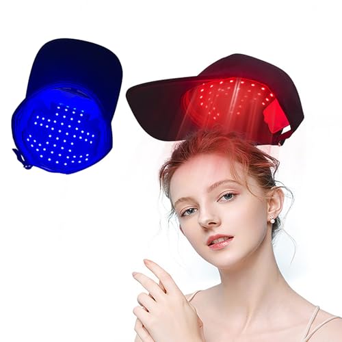 Hair Growth Cap, Red Light Therapy for Hair Growth & Regrowth,Wireless Laser Cap with 460nm/660nm / 850nm Wavelengths, for Men & Women