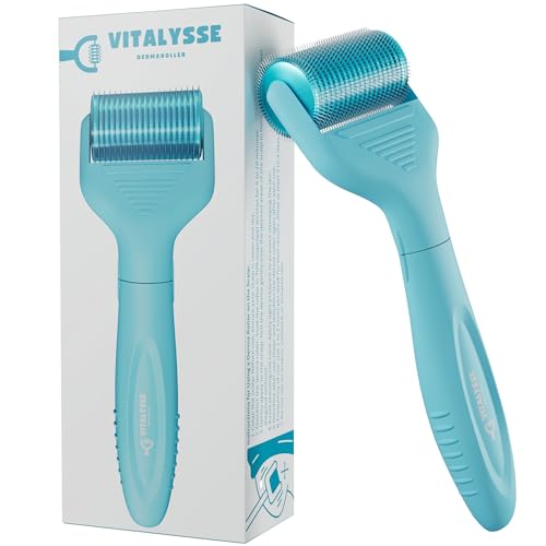 Scalp Derma Roller ? 0.25mm Microneedling Tool for Hair & Scalp ? 1200 Titanium Needles, Replaceable Head, CE Certified ? Hair Care for Men & Women ? Proudly Canadian