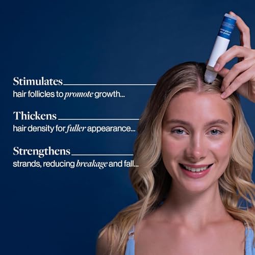 2 Pack Be - Bodily' Wise 3%-Rosemary 3%-RedensyI & 2%-Anagaln Hair & Beard Growth Serum Roll On |Thicker+Stronger |Prevents Hair Fall & Stimulates Hair Follicles|for All Hair Types| Women & Men