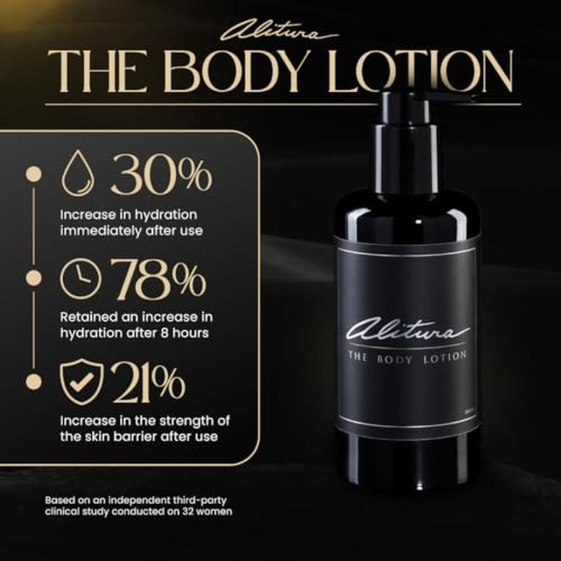 Alitura Naturals Organic Face & Body Lotion ? Anti-Aging Moisturizer with Olive Oil & Acai Butter ? Hydrating Cream for Dry, Sensitive & Aging Skin ? For Men & Women ? 200ml