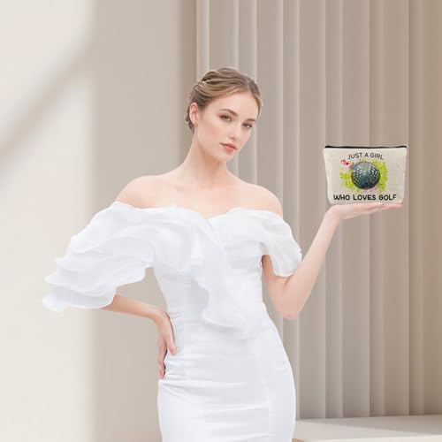 ancpeany Funny Golf Gifts for Women Golfers Small Makeup Bags, Golf Accessories for Women Unique, Personalized Golf Gifts for Golf Lovers, Girls, Ladies, Christmas Cosmetic Travel Pouch