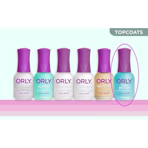 Orly Base Nail Coat, Top 2 Bottom, 0.6 Ounce