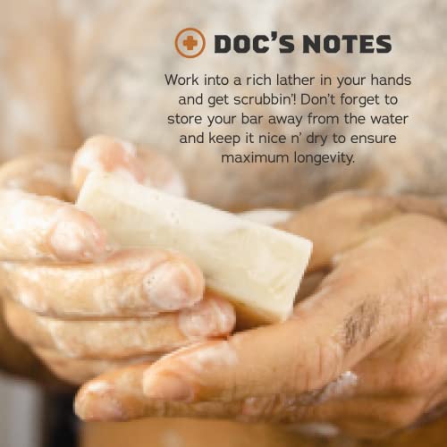 Dr. Squatch Natural Bar Soap for Men - Cold Process Soap with No Harsh Chemicals - Fresh Falls (5 oz, 5-Pack)