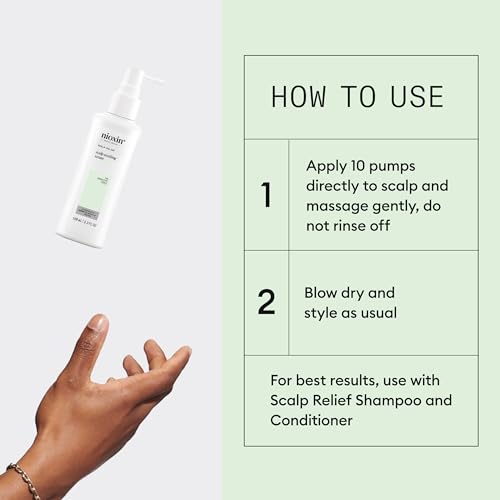 NIOXIN Scalp Relief Scalp Soothing Serum | Leave-in Treatment for Sensitive Scalp| Made with Aloe Vera and Vitamin E | 3.3 Fl Oz