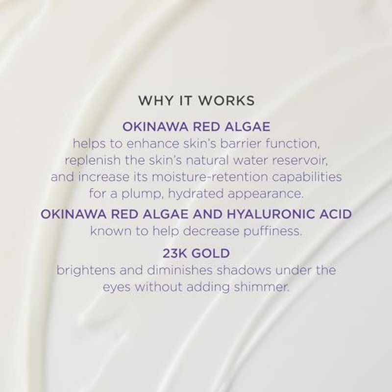 Tatcha Luminous Deep Hydration Firming Eye Serum | Caffeinated Instant Hydrating Eye Serum for Fine Lines and Puffiness, 15 ml | 0.5 oz