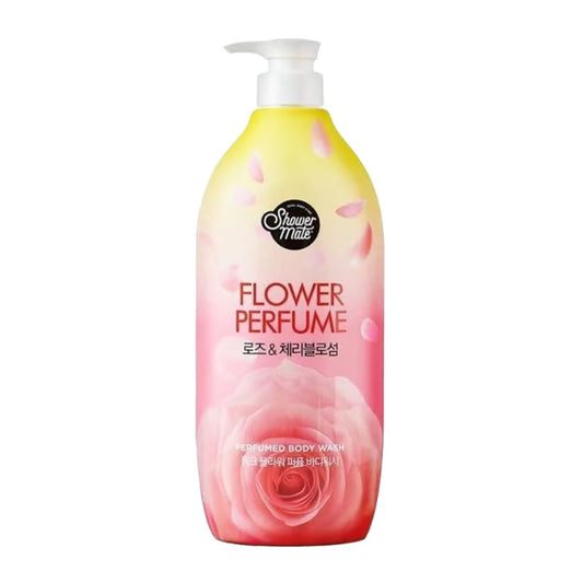 SHOWERMATE Flower Perfume Body Wash 40.57 fl oz / 1.2 L (Pink - Rose & Cherry Blossom)