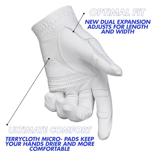 Bionic Women's StableGrip with NaturalFit 2.0 Cabretta Leather Golf Glove (Small, Right)