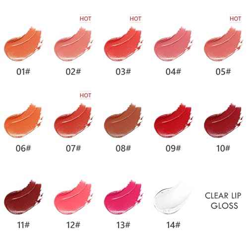 ZUK Pudaier 14Pcs Velvet Matte Lip Gloss Set, Long Lasting Non Stick Liquid Lipstick for Women Girls High Pigmented Lip Makeup Kit Mother's Day Gifts